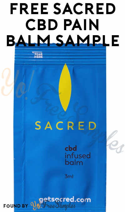 FREE Sacred CBD Pain Balm Sample