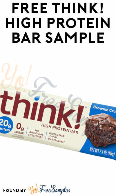 FREE think! High Protein Bar Sample