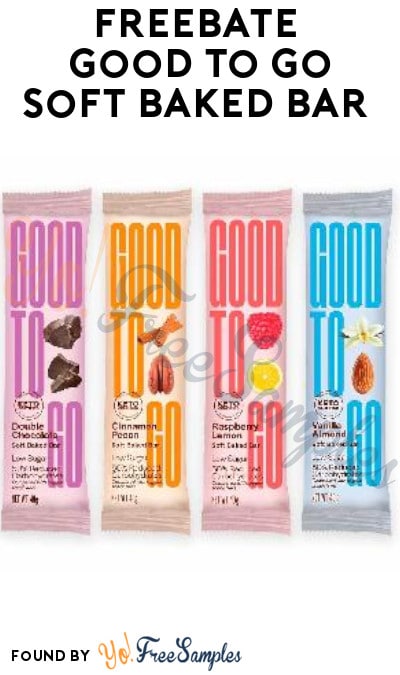 FREEBATE Good To Go Soft Baked Bar (Ibotta Required)