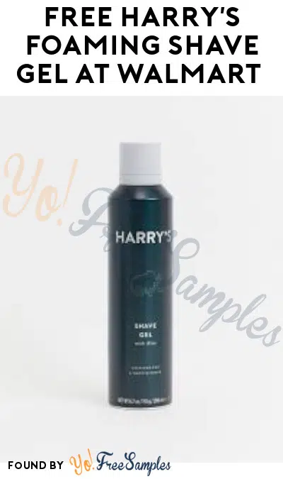 FREE Harry’s Foaming Shave Gel at Walmart (Shopkick Required)