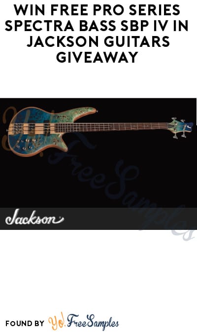 Win FREE Pro Series Spectra Bass Sbp Iv in Jackson Guitars Giveaway