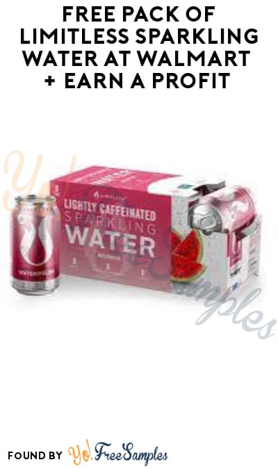 FREE Pack of Limitless Sparkling Water at Walmart + Earn A Profit (Ibotta Required)
