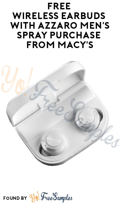 FREE Wireless Earbuds with Azzaro Men’s Spray Purchase from Macy’s (Online Only)