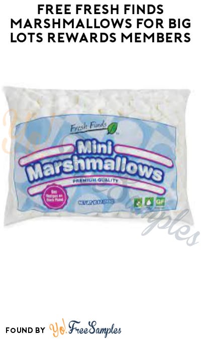 FREE Fresh Finds Marshmallows for Big Lots Rewards Members