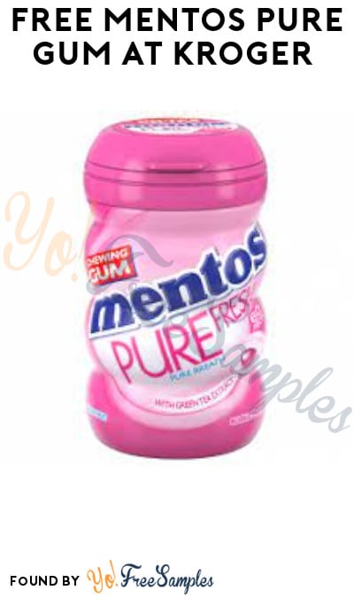FREE Mentos Pure Gum at Kroger (Account/ Coupon & Ibotta Required)