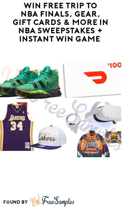 Win FREE Trip to NBA Finals, Gear, Gift Cards & More in NBA Sweepstakes + Instant Win Game