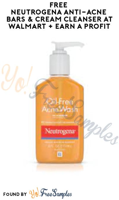 FREE Neutrogena Anti-Acne Bars & Cleanser at Walmart + Earn A Profit (Ibotta + Coupons App Required)