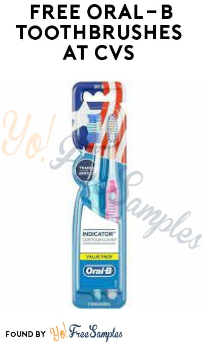 FREE Oral-B Toothbrushes at CVS (Account/ Coupon Required)