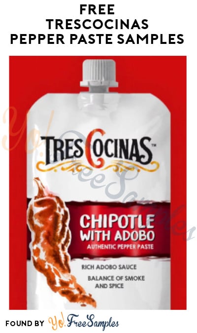 FREE TresCocinas Pepper Paste Samples (Food Service Industry Only)