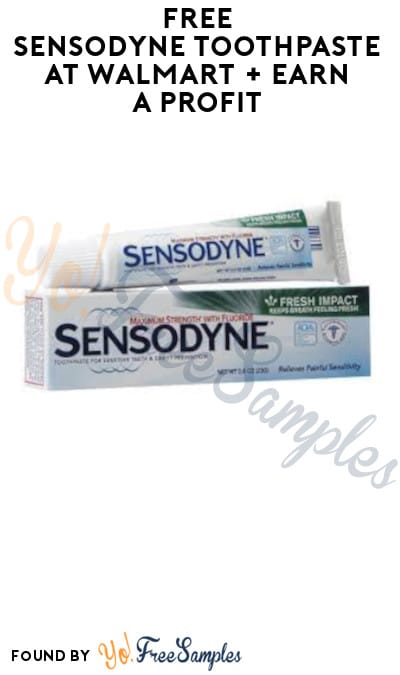 FREE Sensodyne Toothpaste at Walmart + Earn A Profit (Shopkick Required)