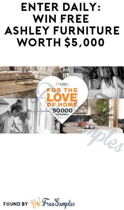 Enter Daily: Win FREE Ashley Furniture Worth $5,000