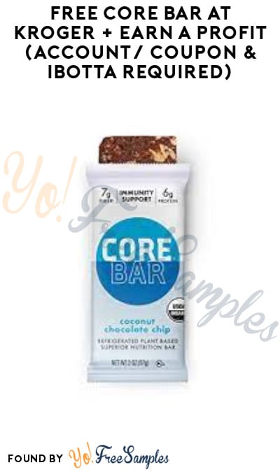 FREE CORE Bar at Kroger + Earn A Profit (Account/ Coupon & Ibotta Required)