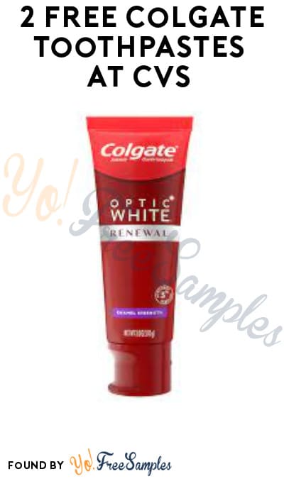 2 FREE Colgate Toothpastes at CVS (App/ Coupons Required)