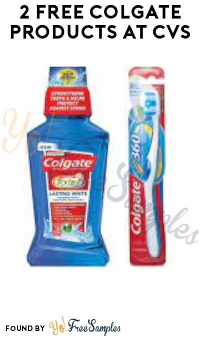 2 FREE Colgate Products at CVS (Coupon + Account/ App Required)