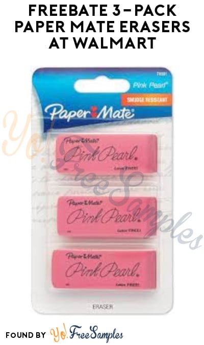 FREEBATE 3-Pack Paper Mate Erasers at Walmart, Target Online & More (Ibotta Required)