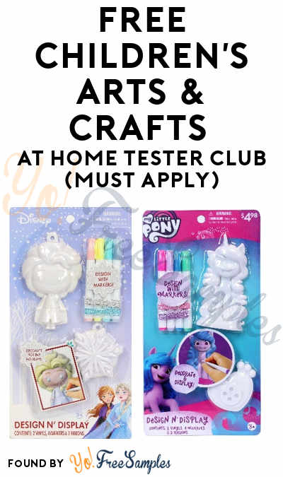 FREE Children’s Arts & Crafts At Home Tester Club (Must Apply)
