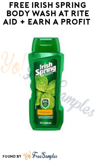 FREE Irish Spring Body Wash at Rite Aid + Earn A Profit (Wellness+ & Coupon Required)