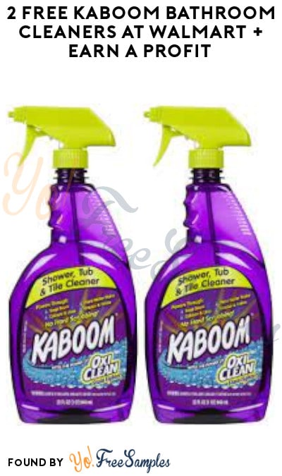2 FREE Kaboom Bathroom Cleaners at Walmart + Earn A Profit (Swagbucks Required)