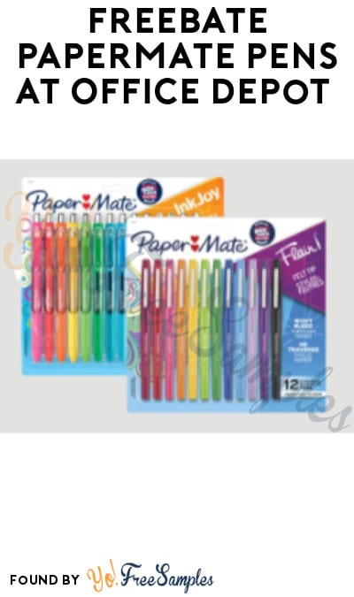 FREEBATE PaperMate Pens at Office Depot (Rewards Required)