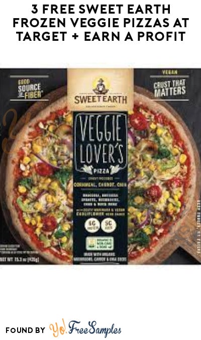 3 FREE Sweet Earth Frozen Veggie Pizzas at Target + Earn A Profit (Target Circle & Ibotta Required)