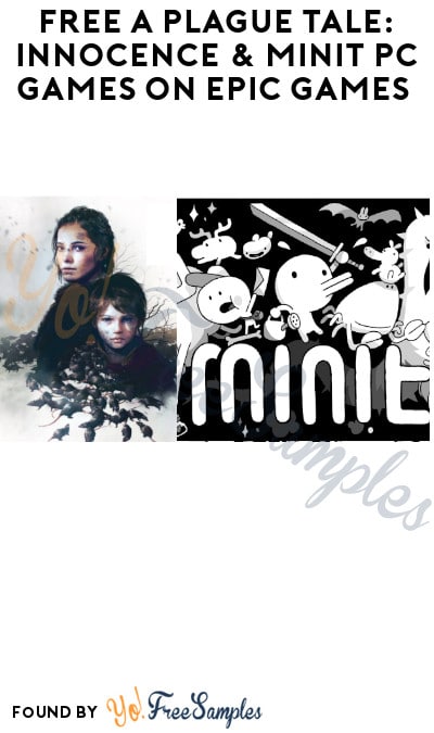 FREE A Plague Tale: Innocence & Minit PC Games on Epic Games (Account Required)