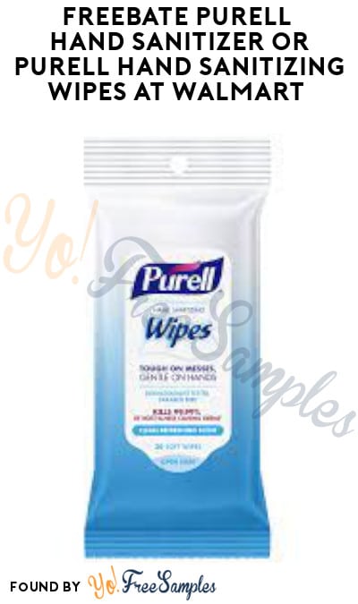 FREEBATE Purell Hand Sanitizer or Purell Hand Sanitizing Wipes at Walmart (Fetch Rewards Required)