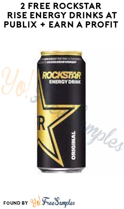 2 FREE Rockstar Rise Energy Drinks at Publix + Earn A Profit (Coupon & Text Rebate Required + Select States Only)