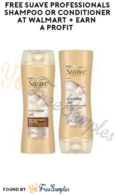 FREE Suave Professionals Shampoo or Conditioner at Walmart + Earn A Profit (Shopkick Required)