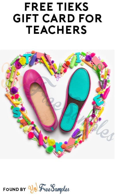 FREE Tieks Gift Card for Teachers (ID.me Required)