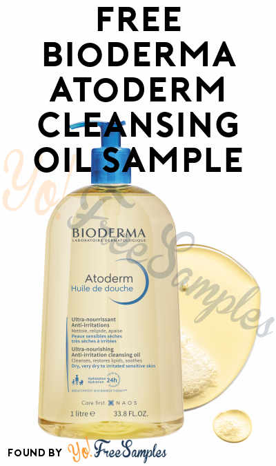 FREE Bioderma Atoderm Cleansing Oil Sample