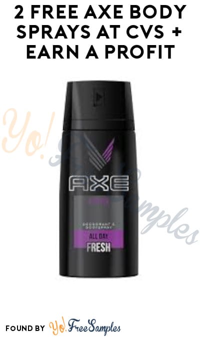 2 FREE AXE Body Sprays at CVS + Earn A Profit (Coupon, Ibotta & Fetch Rewards Required)