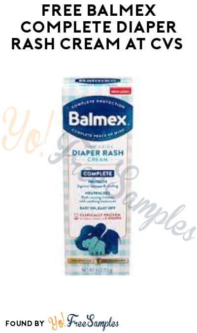 FREE Balmex Complete Diaper Rash Cream at CVS (In-Stores Only + Ibotta Required)