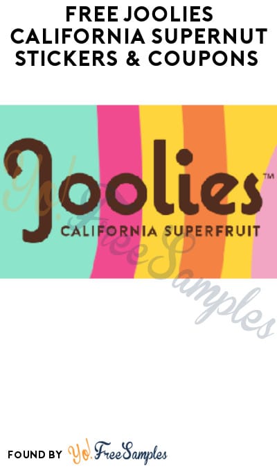 FREE Joolies California Supernut Stickers & Coupons