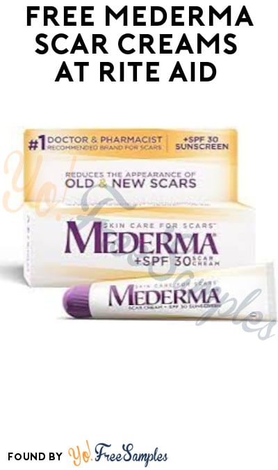 FREE Mederma Scar Creams at Rite Aid (Clearance & Coupon Required)