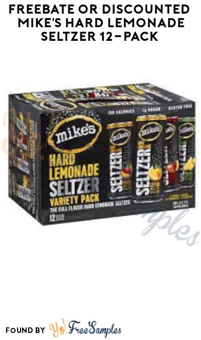 FREEBATE or Discounted Mike’s Hard Lemonade Seltzer 12-Pack (Ages 21+ Only, Select States & PayPal or Venmo Required)