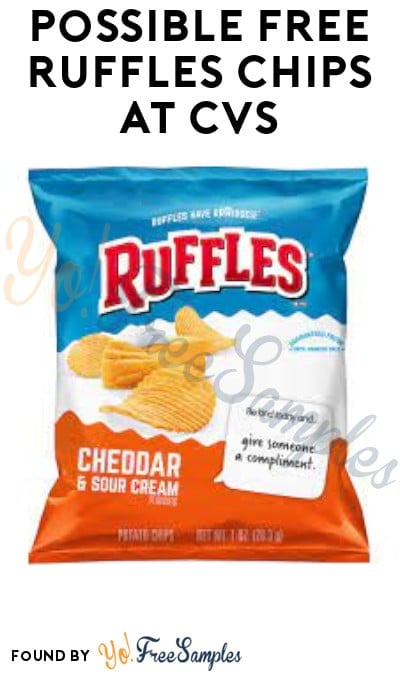 Possible FREE Ruffles Chips at CVS (Coupon/ App Required)