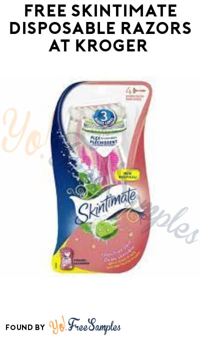 FREE Skintimate Disposable Razors at Kroger (Account/ Coupon & Ibotta Required)