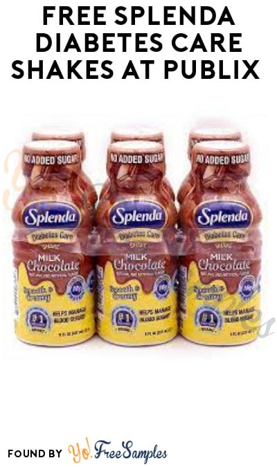 FREE Splenda Diabetes Care Shakes at Publix (Account/ Coupon Required)