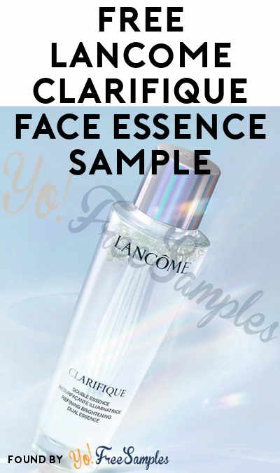 FREE Lancome Clarifique Face Essence Sample