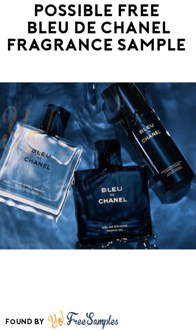Possible FREE Bleu de Chanel Fragrance Sample (Facebook/ Instagram Required)