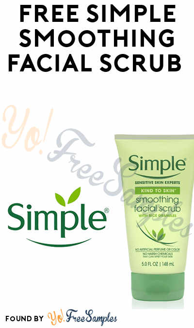 FREE Simple Smoothing Facial Scrub