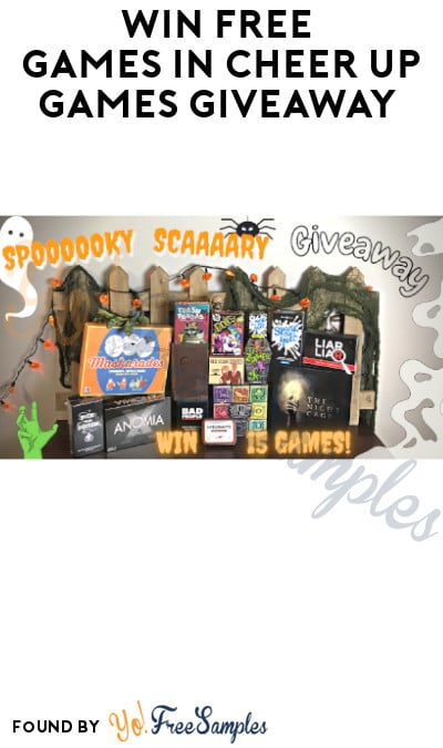 Win FREE Games in Cheer Up Games Giveaway