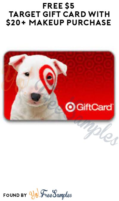 FREE $5 Target Gift Card with $20+ Makeup Purchase (Online Only & Target Circle Required)
