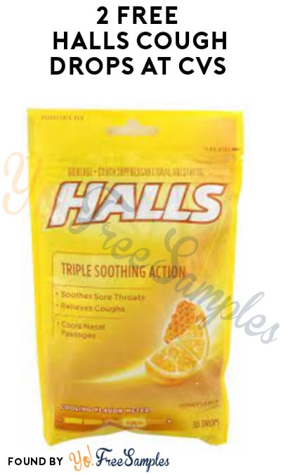 2 FREE Halls Cough Drops at CVS (Coupon + Account/ App Required)