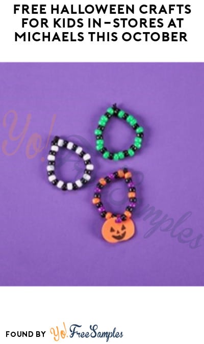 FREE Halloween Crafts for Kids In-Stores at Michaels This October