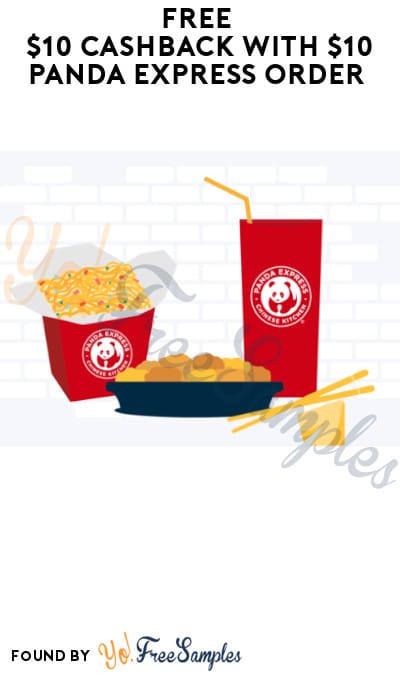 FREE $10 Cashback with First $10 Panda Express Order (PayPal or Venmo Required)