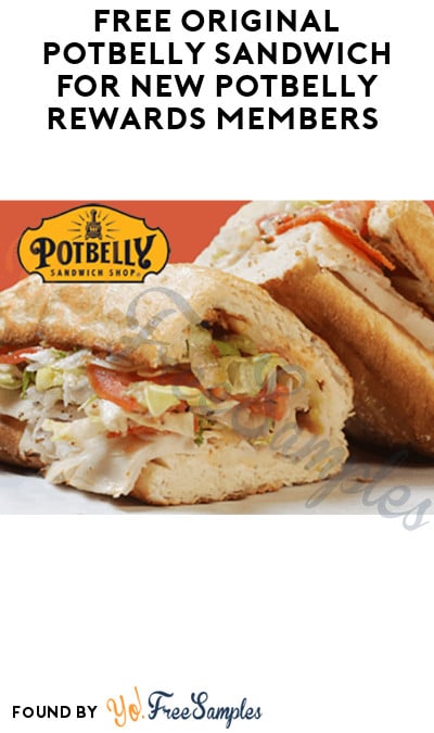 FREE Original Potbelly Sandwich for New Potbelly Rewards Members (App Required)