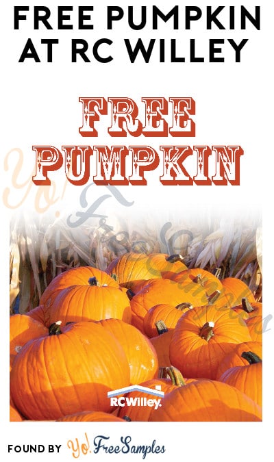 FREE Pumpkin at RC Willey