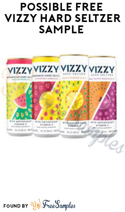 Possible FREE Vizzy Hard Seltzer Sample (Ages 21 & Older Only + Facebook/ Instagram Required)