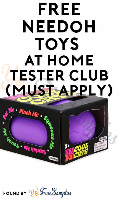 FREE NeeDoh Toys At Home Tester Club (Must Apply)